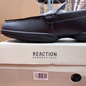 Kenneth Cole Reaction Driving Dime Loafer (Little Kid/Big Kid),Black,6.5